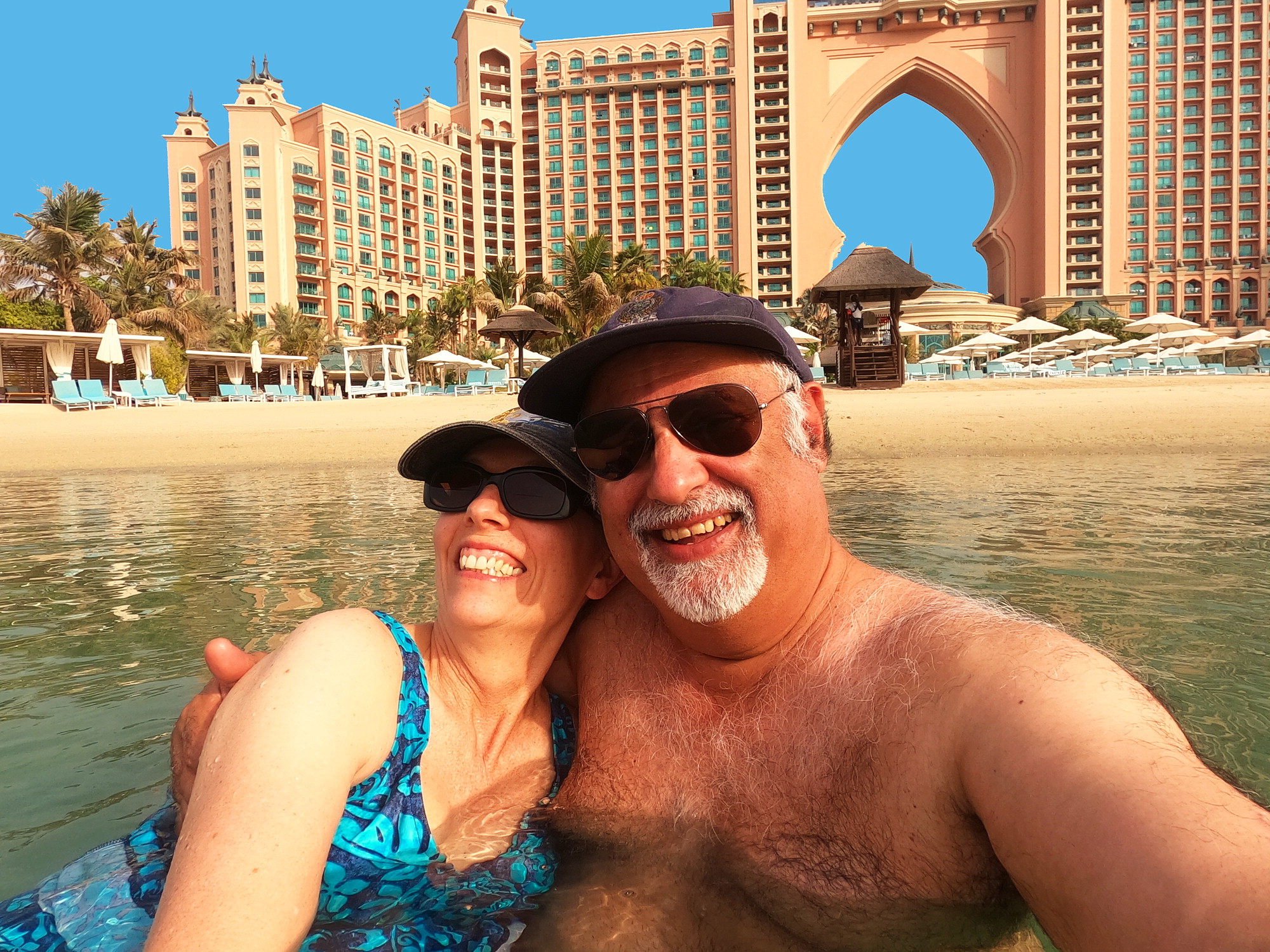 David LOVED the morning ocean swims with his wife