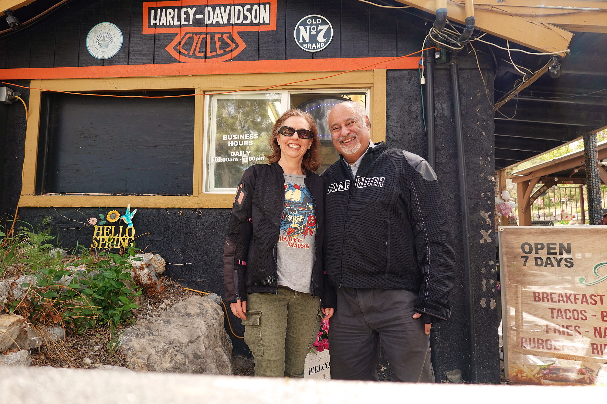At the Mountain Springs Biker-Bar Saloon