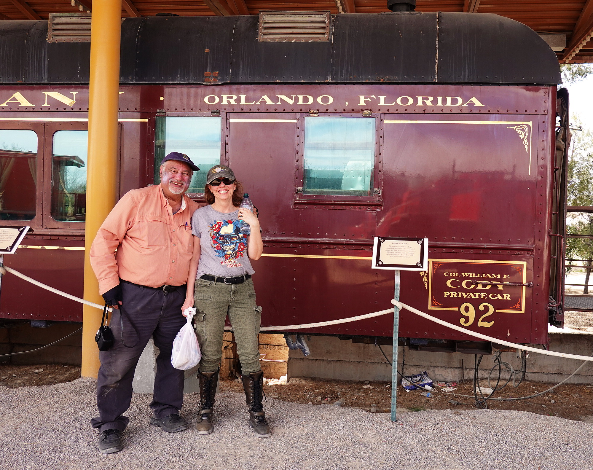 This is the train of Annie Oakley and Buffalo Bill