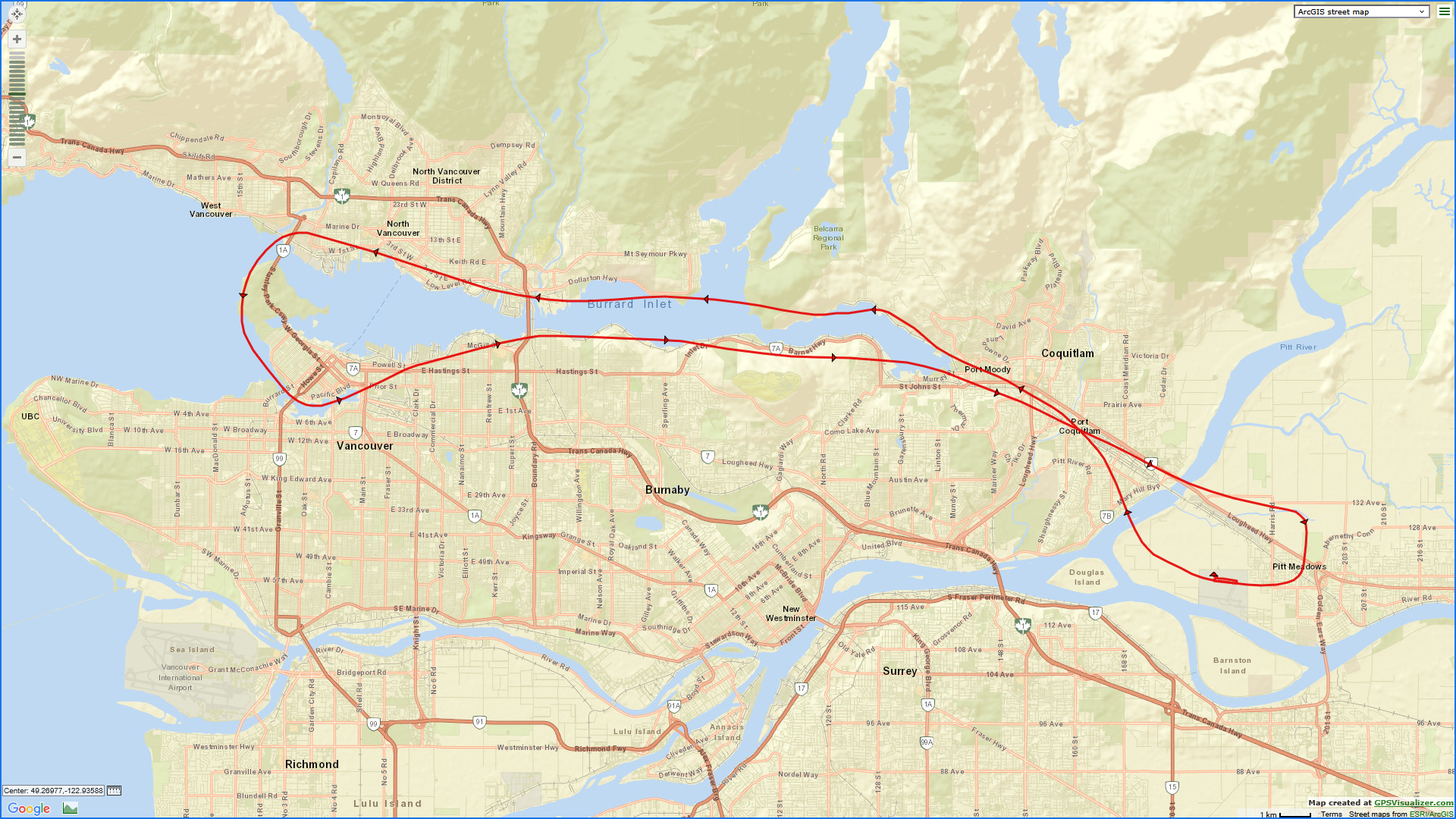 The Flight Path of GGCN