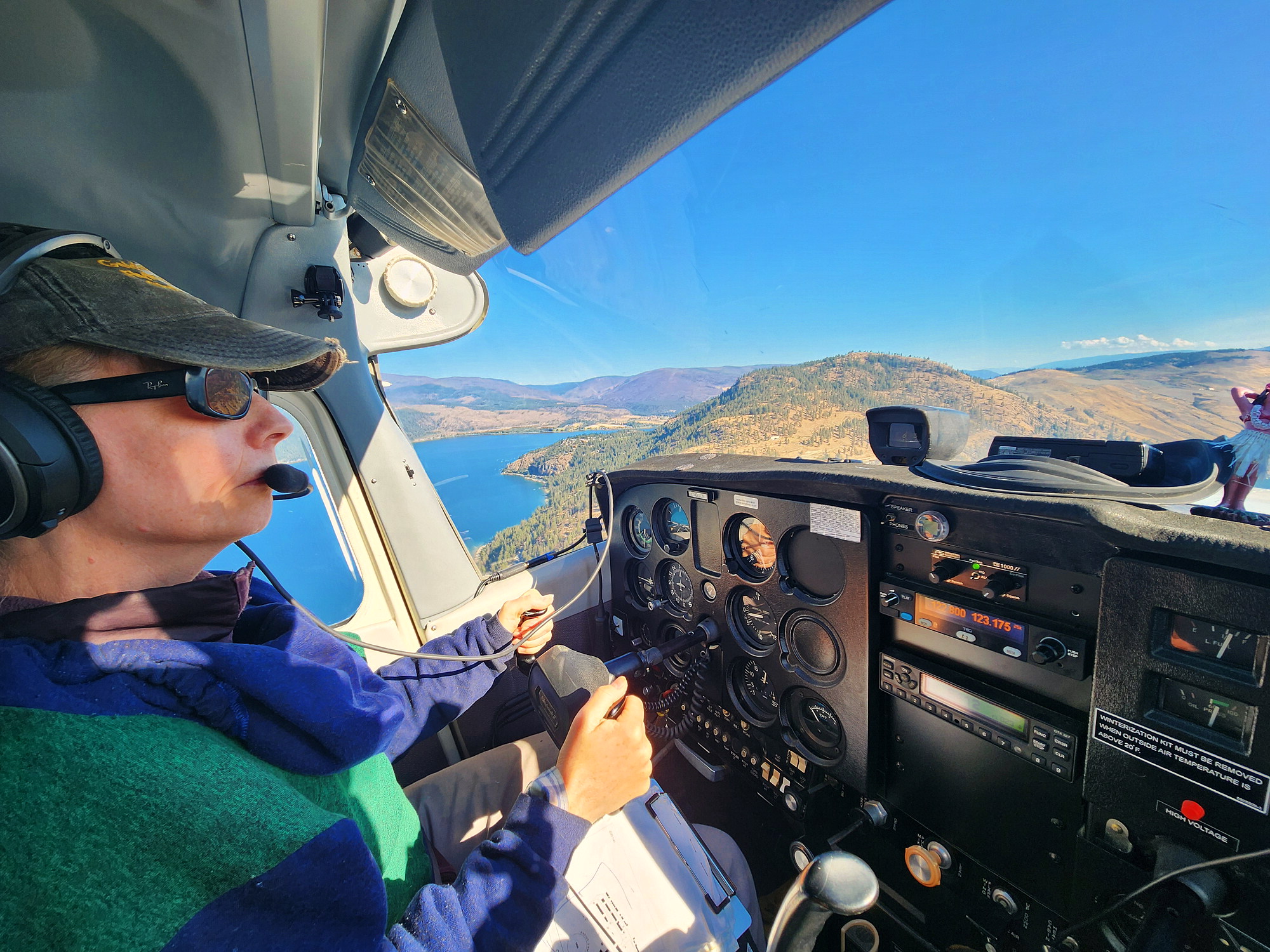Janine making the approach to CYVK